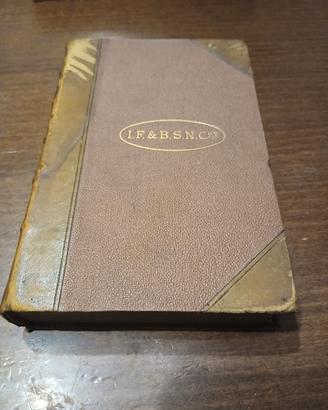 Libro Antico 1855 - Rarità "Irrawaddy Flotilla Co.