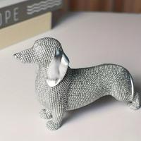 statuetta cane bassotto in Resina 