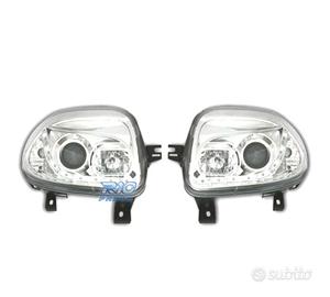 FARI PER RENAULT CLIO 98-01 LUCE DIURNA A LED FOND