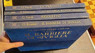 4 cofanetti Le Grandi opere liriche Fabbri editori