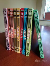 Libri di ricette cucina 9 pezzi  