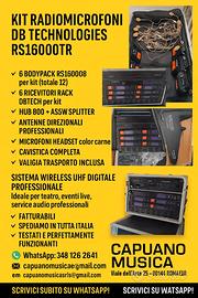 N. 02 KIT RADIOMICROFONI MOD.  RS16000TR