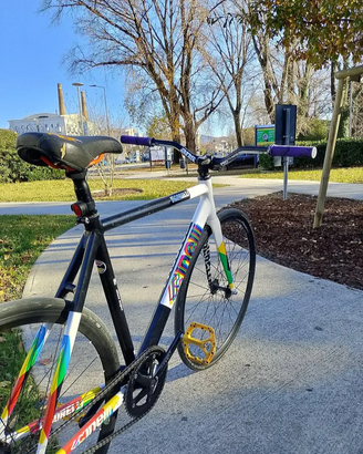 Fixie Cinelli Vigorelli Caleido 2015 scatto fisso