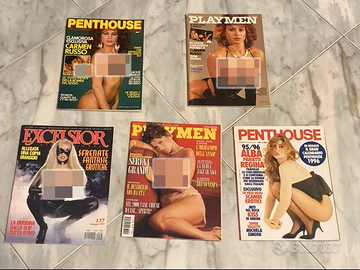 Set Playmen Penthouse Serena Grandi Carmen Russo