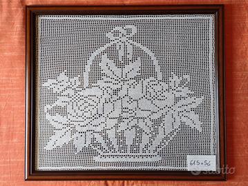 Quadro all’uncinetto 61,5x54