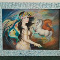 Quadro Dipinto A. Simonetti olio su tela