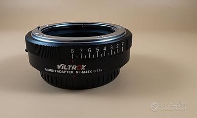 Viltrox NF-M43X 0.71x  da Nikon F a a Micro 4/3