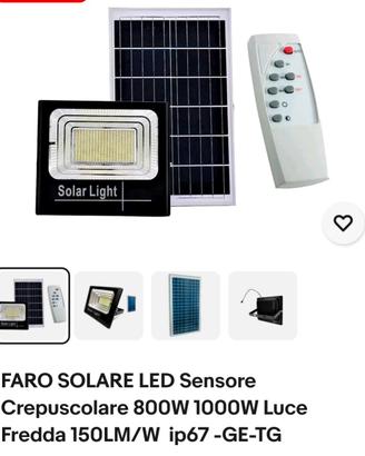faretti  nuove con fotovoltaico 