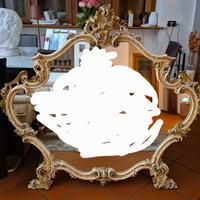 specchio da parete in stile barocco veneziano