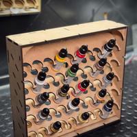 Porta Colori in legno MDF per Vallejo 17ML 60 btg.