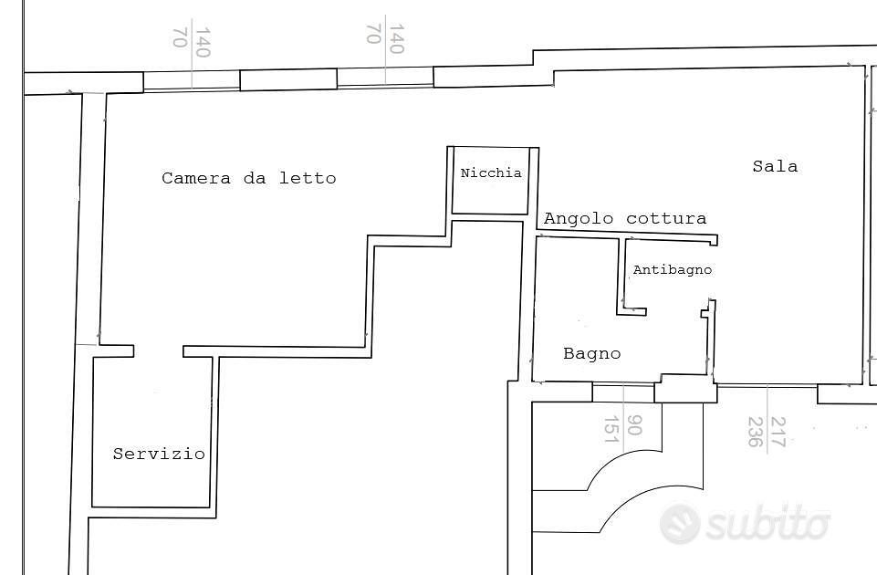 Appartamento di 54 m² con 2 locali a Castel San Pi - View 6