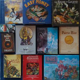 Boardgame, giochi di ruolo, librogame vintage e re