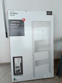Mobile per lavatrice "Liverpool" bianco - NUOVO