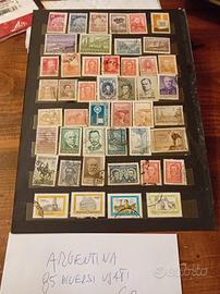 Francobolli Argentina e Africa francese 