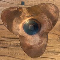 Raro candelabro da terra HESSEL STUDIOS Rame Mart