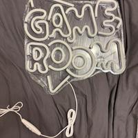 Insegna luminosa LED Game Room