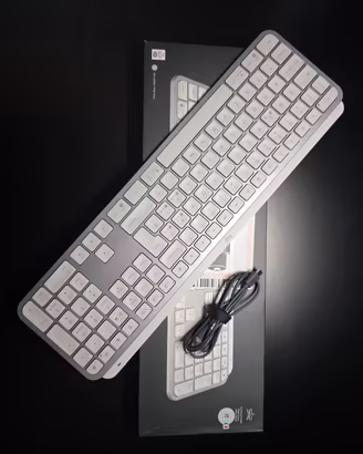 Tastiera Wireless Logitech Ultra-Sottile Grigia