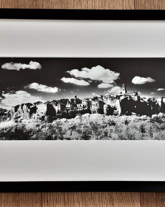 Quadro Fotografia con Cornice Toscana Pitigliano