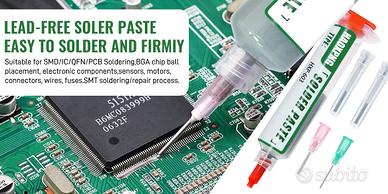 🔧✨ Pasta Saldante Sn99Ag0.3Cu0.7 – senza piombo