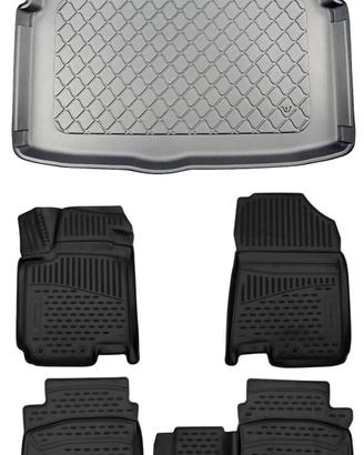 Set completo di tappetini in gomma per Hyundai i20
