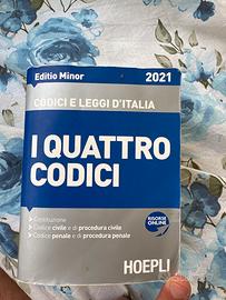 Codice civile, codice penale + procedura civ/pen