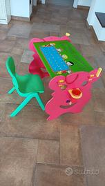 TAVOLO e SEDIA per bambini studio gioco