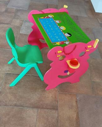 TAVOLO e SEDIA per bambini studio gioco