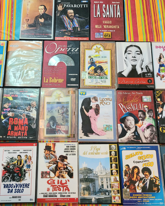 Collezione di moltissimi film in DVD tutti origina