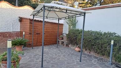 GAZEBO DA GIARDINO IN FERRO 3 x 2