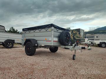 Carrello rimorchio auto con sovrasponde