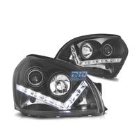 FARI PER HYUNDAI TUCSON 04-10 LUCE DIURNA SFONDO N