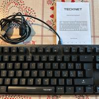 TECKNET Tastiera gaming meccanica 88 tasti