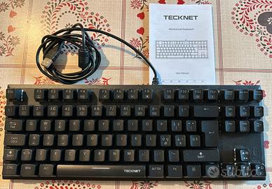 TECKNET Tastiera gaming meccanica 88 tasti