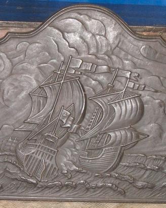 ANTICA PIASTRA DA CAMINO