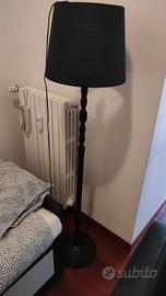 Lampada da terra Ikea kinnahult frassino nero h150