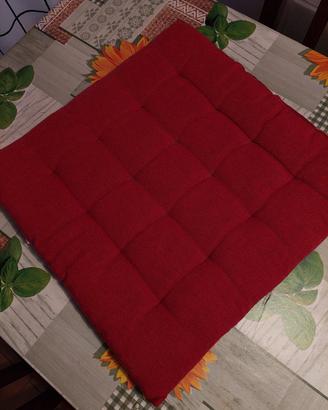 cuscino rosso bordeaux 50×50