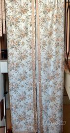 Tende floreali eleganti 2 teli 120x280 cm