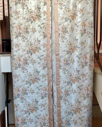 Tende floreali eleganti 2 teli 120x280 cm
