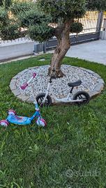 Bicicletta e monopattino bimba