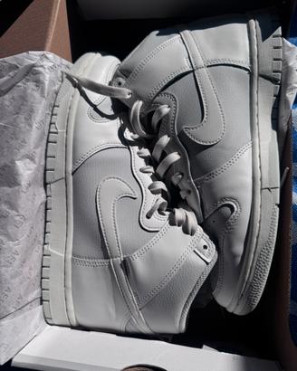 Nike Dunk High Retro White Vast Grey 42