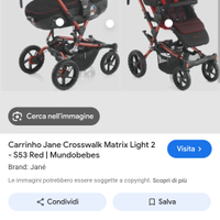 Duo Jane crosswalk Matrix rosso/nero
