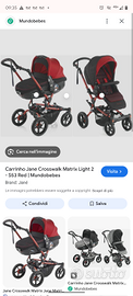Duo Jane crosswalk Matrix rosso/nero