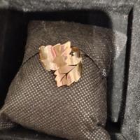 anello vintage stroili  placato oro 