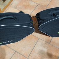 Coppia borse laterali estensibili moto/scooter