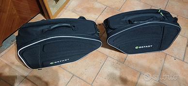 Coppia borse laterali estensibili moto/scooter