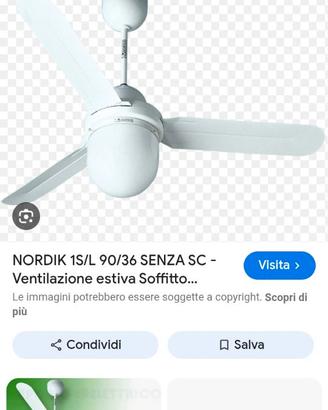 Ventilatore a soffitto