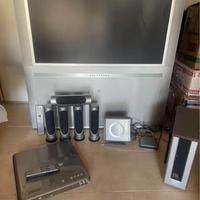Televisore TV 40’ LG + Home Theater + decoder