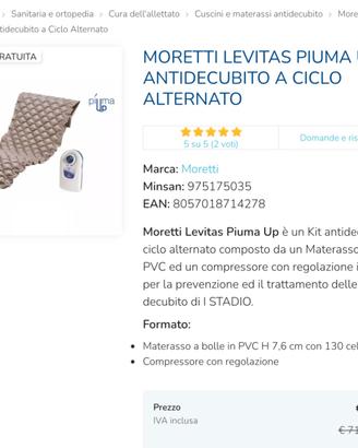 materasso antidecubito