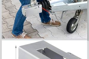 Antifurto rimorchio carrello gancio traino