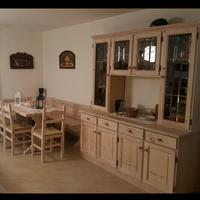 Set panca sedie e tavolo montagna